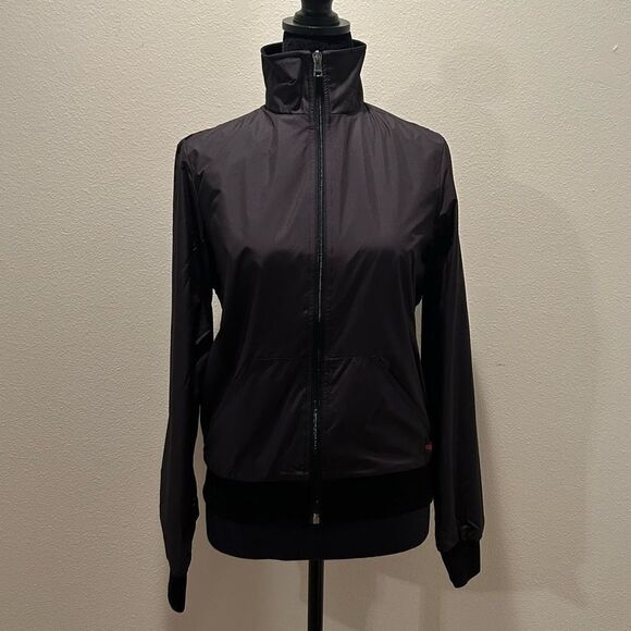 NWT XS GUCCI Long Sleve Bomber Jacket Black - Picture 1 of 11